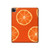 S3946 Seamless Orange Pattern Case Cover Custodia per iPad Pro 12.9 (2022, 2021, 2020, 2018), iPad Air 13 (2025, 2024)