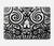 S1655 Maori Tattoo Case Cover Custodia per MacBook Air 15″ (2023,2024,2025) - A2941, A3114, A3241