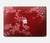S3817 Red Floral Cherry blossom Pattern Case Cover Custodia per MacBook Air 15″ (2023,2024,2025) - A2941, A3114, A3241
