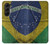 S3297 Brazil Flag Vintage Football Graphic Case Cover Custodia per Samsung Galaxy Z Fold 5