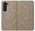 S3466 Gold Rose Pattern Case Cover Custodia per Samsung Galaxy Z Fold 5