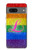 S2900 Rainbow LGBT Lesbian Pride Flag Case Cover Custodia per Google Pixel 7a