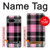 S3091 Pink Plaid Pattern Case Cover Custodia per Google Pixel 7a