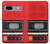 S3204 Red Cassette Recorder Graphic Case Cover Custodia per Google Pixel 7a