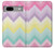 S3514 Rainbow Zigzag Case Cover Custodia per Google Pixel 7a