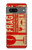 S3552 Vintage Fragile Label Art Case Cover Custodia per Google Pixel 7a