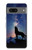 S3555 Wolf Howling Million Star Case Cover Custodia per Google Pixel 7a