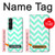 S1723 Mint Chevron Zigzag Case Cover Custodia per Sony Xperia 1 V