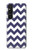 S2345 Navy Blue Shavron Zig Zag Pattern Case Cover Custodia per Sony Xperia 1 V S2345 Navy Blue Shavron Zig Zag Pattern Case Cover Custodia per Sony Xperia 1 V