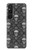 S2371 Skull Vintage Monochrome Pattern Case Cover Custodia per Sony Xperia 1 V S2371 Skull Vintage Monochrome Pattern Case Cover Custodia per Sony Xperia 1 V