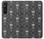 S2371 Skull Vintage Monochrome Pattern Case Cover Custodia per Sony Xperia 1 V S2371 Skull Vintage Monochrome Pattern Case Cover Custodia per Sony Xperia 1 V