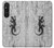 S2446 Gecko Wood Graphic Printed Case Cover Custodia per Sony Xperia 1 V S2446 Gecko Wood Graphic Printed Case Cover Custodia per Sony Xperia 1 V