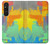 S3423 Brush Stroke Case Cover Custodia per Sony Xperia 1 V