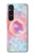 S3709 Pink Galaxy Case Cover Custodia per Sony Xperia 1 V