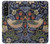 S3791 William Morris Strawberry Thief Fabric Case Cover Custodia per Sony Xperia 1 V