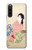 S0889 Japan Art Kimono Case Cover Custodia per Sony Xperia 10 V S0889 Japan Art Kimono Case Cover Custodia per Sony Xperia 10 V