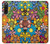S3281 Colorful Hippie Flowers Pattern Case Cover Custodia per Sony Xperia 10 V