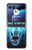 S0752 Blue Fire Grim Wolf Case Cover Custodia per Motorola Razr 40 Ultra