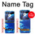 S1869 Tie Dye Blue Case Cover Custodia per Motorola Razr 40 Ultra