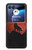 S2955 Wolf Howling Red Moon Case Cover Custodia per Motorola Razr 40 Ultra