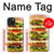 S0790 Hamburger Case Cover Custodia per iPhone 15