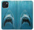 S0830 White Shark Case Cover Custodia per iPhone 15