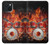 S1431 Skull Drum Fire Rock Case Cover Custodia per iPhone 15