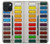 S3243 Watercolor Paint Set Case Cover Custodia per iPhone 15 S3243 Watercolor Paint Set Case Cover Custodia per iPhone 15