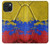 S3306 Colombia Flag Vintage Football Graphic Case Cover Custodia per iPhone 15