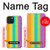 S3678 Colorful Rainbow Vertical Case Cover Custodia per iPhone 15