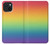 S3698 LGBT Gradient Pride Flag Case Cover Custodia per iPhone 15