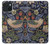 S3791 William Morris Strawberry Thief Fabric Case Cover Custodia per iPhone 15