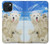 S3794 Arctic Polar Bear and Seal Paint Case Cover Custodia per iPhone 15
