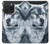 S0123 Grim White Wolf Case Cover Custodia per iPhone 15 Pro