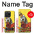 S3458 Strength Tarot Card Case Cover Custodia per iPhone 15 Pro