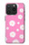 S3500 Pink Floral Pattern Case Cover Custodia per iPhone 15 Pro