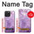 S2690 Amethyst Crystals Graphic Printed Case Cover Custodia per iPhone 15 Pro Max