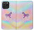 S3203 Rainbow Unicorn Case Cover Custodia per iPhone 15 Pro Max
