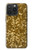 S3388 Gold Glitter Graphic Print Case Cover Custodia per iPhone 15 Pro Max