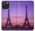 S3447 Eiffel Paris Sunset Case Cover Custodia per iPhone 15 Pro Max