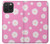S3500 Pink Floral Pattern Case Cover Custodia per iPhone 15 Pro Max