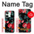 S3112 Rose Floral Pattern Black Case Cover Custodia per OnePlus Nord 3