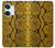 S3365 Yellow Python Skin Graphic Print Case Cover Custodia per OnePlus Nord 3