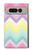 S3514 Rainbow Zigzag Case Cover Custodia per Google Pixel Fold