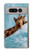 S3680 Cute Smile Giraffe Case Cover Custodia per Google Pixel Fold