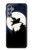 S3289 Flying Pig Full Moon Night Case Cover Custodia per Samsung Galaxy M34 5G