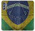 S3297 Brazil Flag Vintage Football Graphic Case Cover Custodia per Samsung Galaxy M34 5G