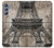 S3416 Eiffel Tower Blueprint Case Cover Custodia per Samsung Galaxy M34 5G