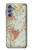 S3418 Vintage World Map Case Cover Custodia per Samsung Galaxy M34 5G