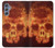 S3881 Fire Skull Case Cover Custodia per Samsung Galaxy M34 5G